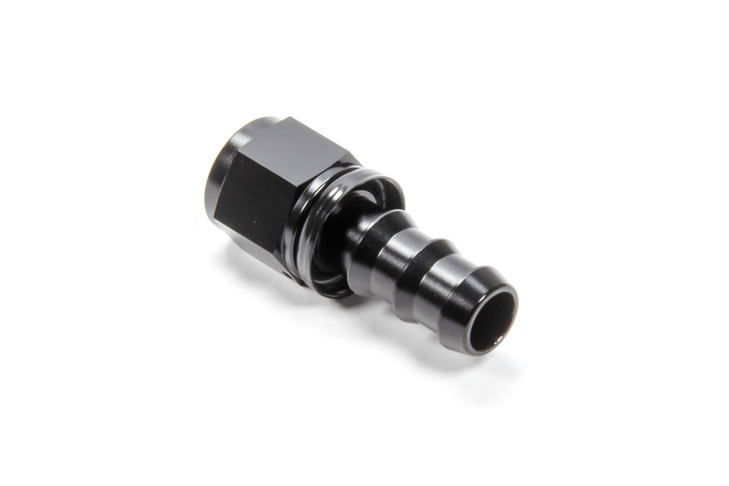 TRIPLE X RACE COMPONENTS HF-10010-BLK - #10 Straight Hose End Push Lock image