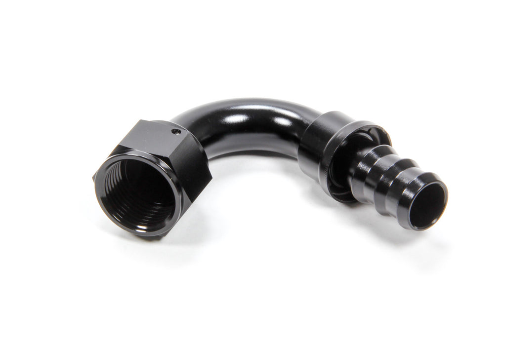 TRIPLE X RACE COMPONENTS HF-12012-BLK - #12 120 Degree Hose End Push Lock image