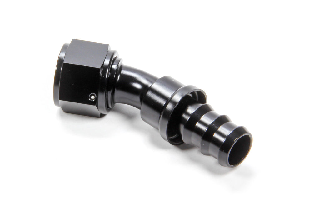 TRIPLE X RACE COMPONENTS HF-13012-BLK - #12 30 Degree Hose End Push Lock image