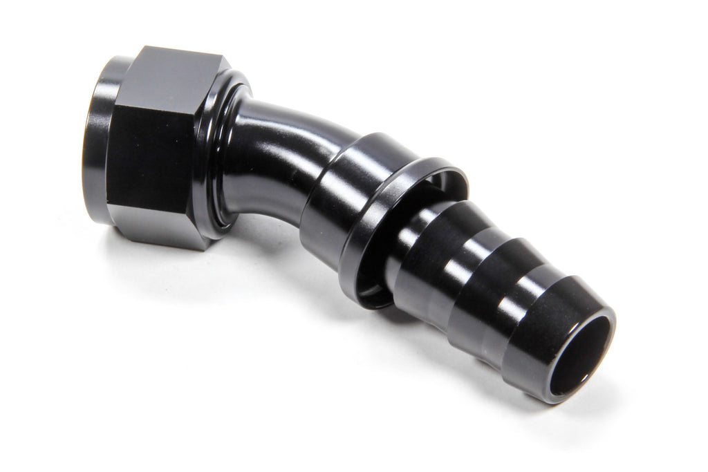 TRIPLE X RACE COMPONENTS HF-13016-BLK - #16 30 Degree Hose End Push Lock image