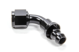 TRIPLE X RACE COMPONENTS HF-16008-BLK - #8 60 Degree Hose End Push Lock image