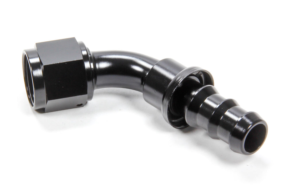 TRIPLE X RACE COMPONENTS HF-16010-BLK - #10 60 Degree Hose End Push Lock image