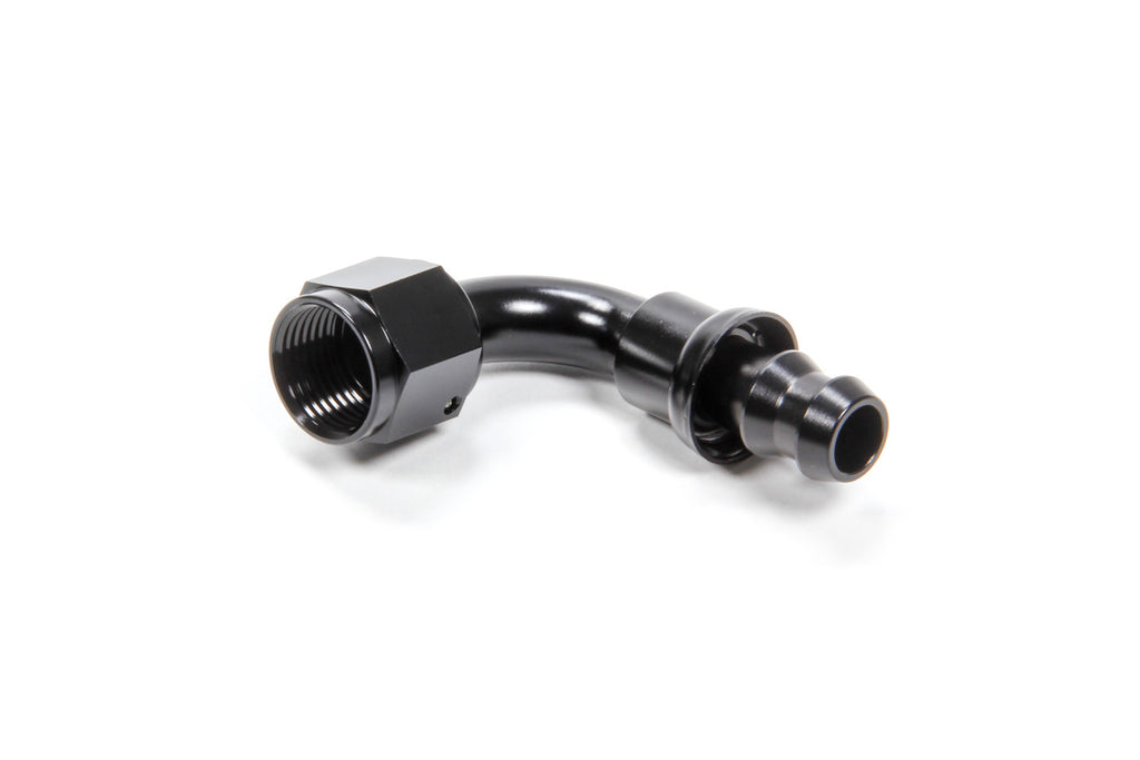 TRIPLE X RACE COMPONENTS HF-19006-BLK - #6 90 Degree Hose End Push Lock image