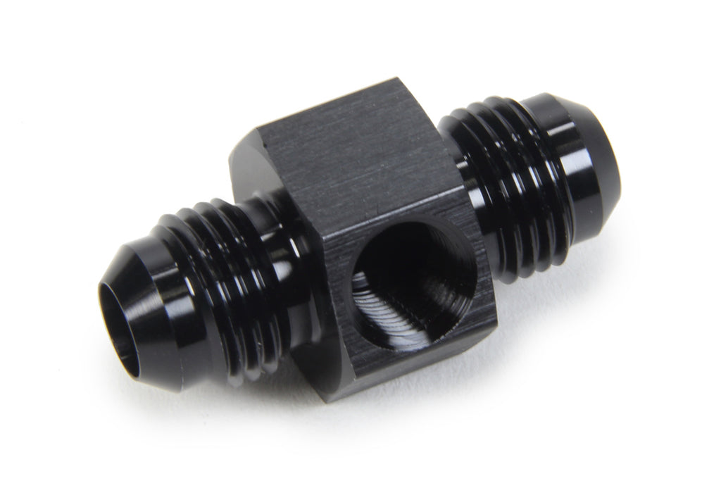 TRIPLE X RACE COMPONENTS HF-33661-BLK - Gauge Adapter #6 Male x #6 Male x 1/9 image