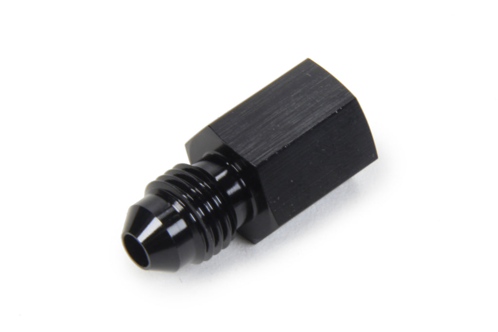 TRIPLE X RACE COMPONENTS HF-34041-BLK - Gauge Adapter #4 Male x 1/8 NPT Female image