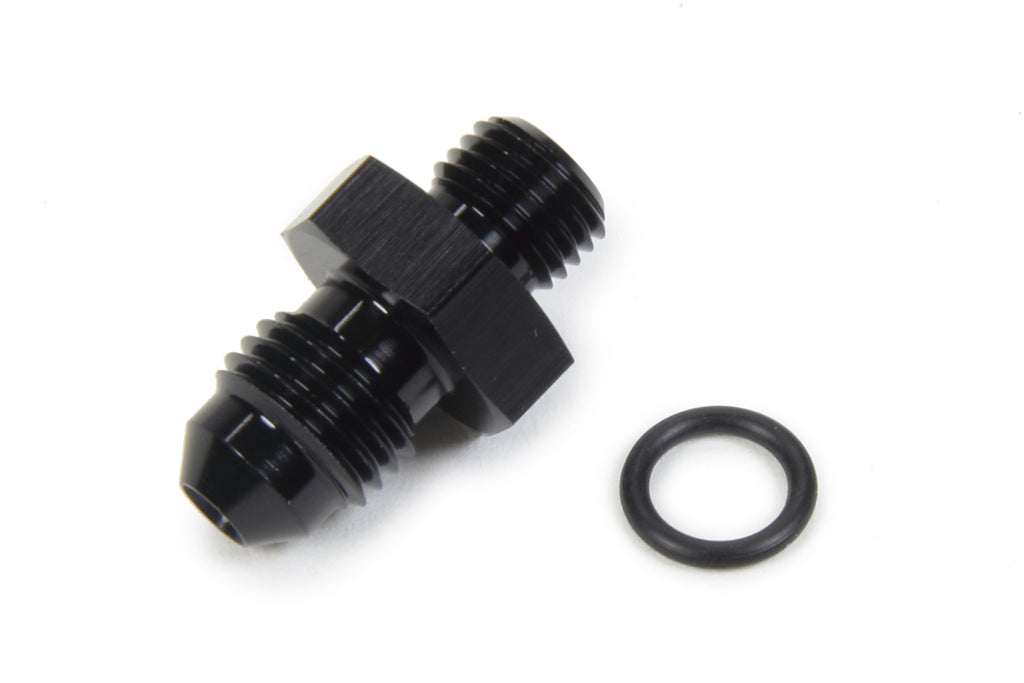 TRIPLE X RACE COMPONENTS HF-80430-BLK - AN to O-Ring -4 x 3/8-24 (-3) image