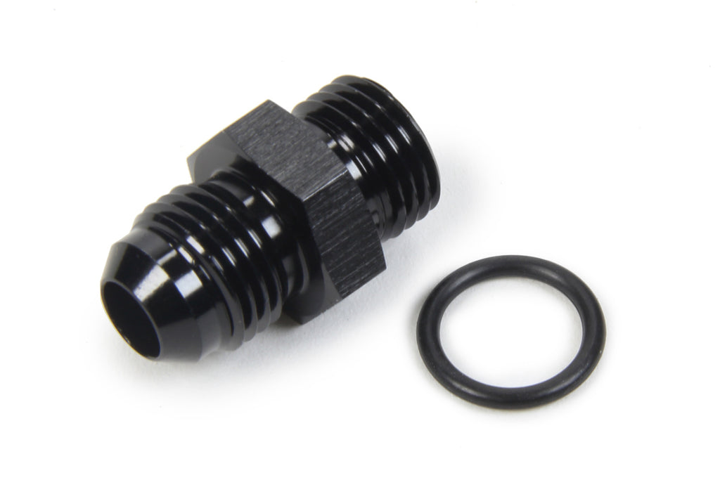 TRIPLE X RACE COMPONENTS HF-80660-BLK - AN to O-Ring -6 x 9/16-18 (-6) image