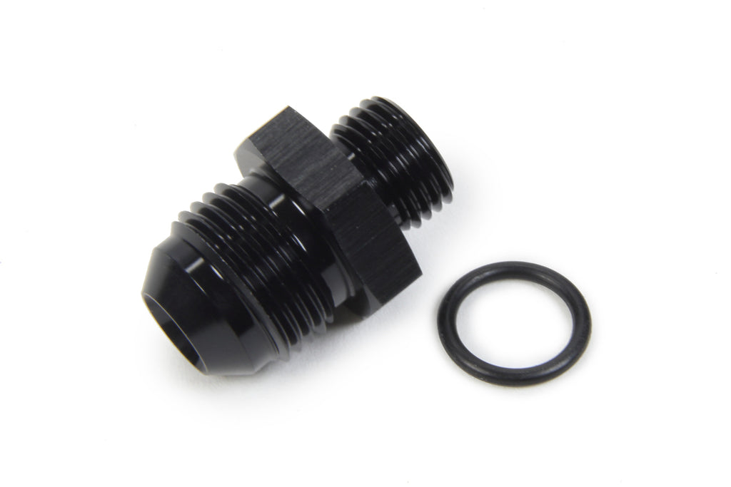 TRIPLE X RACE COMPONENTS HF-80860-BLK - AN to O-Ring -8 x 9/16-18 (-6) image