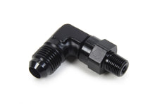 Load image into Gallery viewer, TRIPLE X RACE COMPONENTS HF-93061-BLK - AN to NPT Swivel 90 Deg #6 x 1/8 image