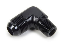 Load image into Gallery viewer, TRIPLE X RACE COMPONENTS HF-99103-BLK - AN to NPT 90 Degree #3 x 3/8 image