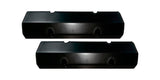 Valve Cover Set SBC Billet Rail Black