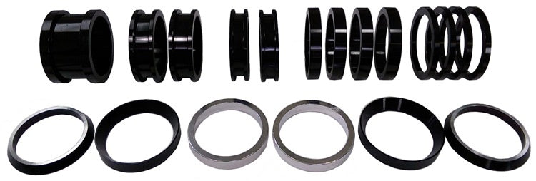 TRIPLE X RACE COMPONENTS SC-SU-9947 - Axle Spacer Kit 19pcs Black For Both Sides image