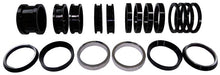 Load image into Gallery viewer, TRIPLE X RACE COMPONENTS SC-SU-9947 - Axle Spacer Kit 19pcs Black For Both Sides image