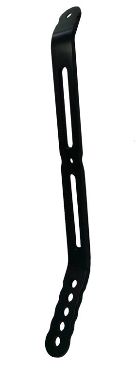 TRIPLE X RACE COMPONENTS SC-TW-0030BLK - Nose Wing Rear Strap Bent To Side Board Black image