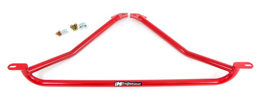 UMI PERFORMANCE 3053-R - 78-88 GM G-Body Front 4 Point Chassis Brace image