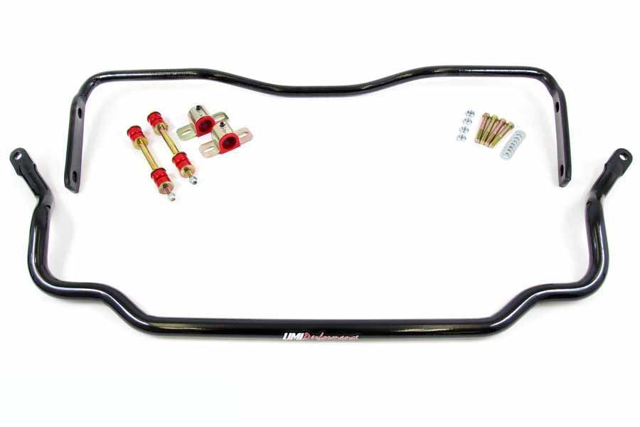 UMI PERFORMANCE 403534-B - 64-72 GM A-Body Front and Rear Sway Bars image