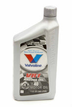 Load image into Gallery viewer, VALVOLINE 822390-C - HP 40W Racing Oil VR1 1 QT image