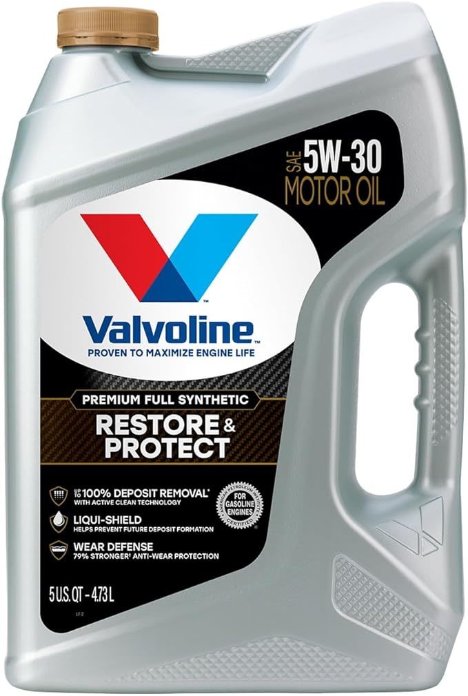 VALVOLINE 904538 - 0w20 Motor Oil Restore & Protect 5 Quart Bottle image