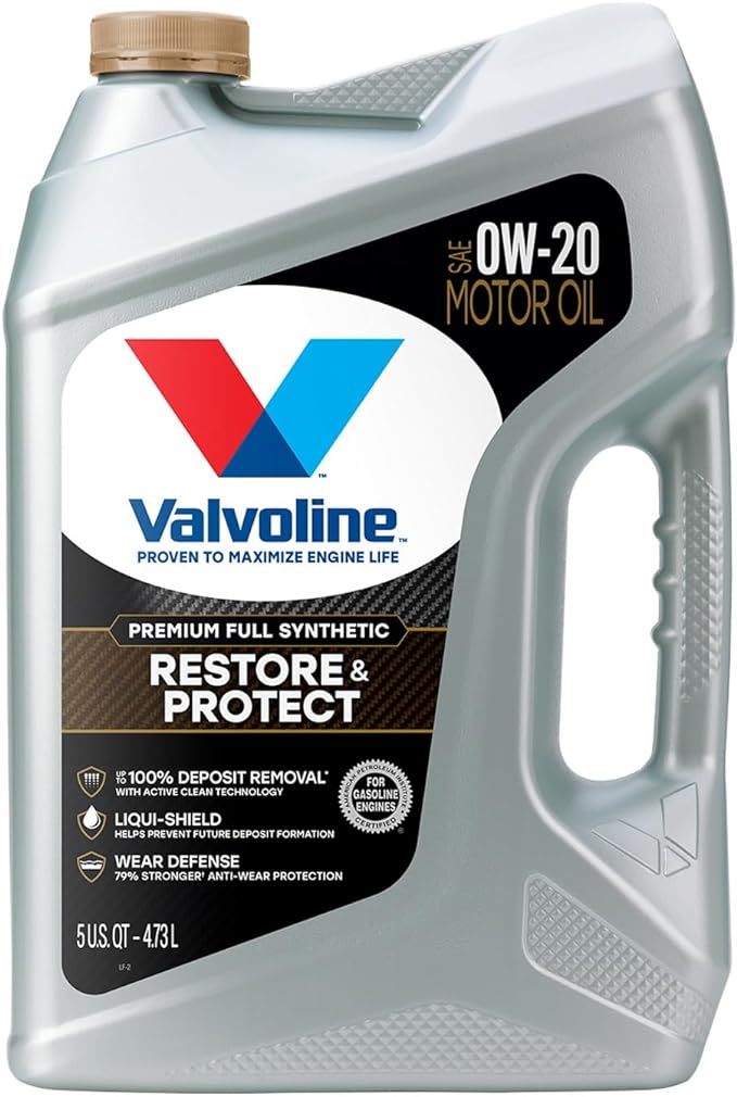 VALVOLINE 904566 - 5w30 Motor Oil Restore & Protect 5 Quart Bottle image