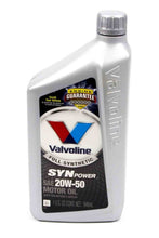 Load image into Gallery viewer, VALVOLINE 945 - 20w50 Synthetic Oil Qt. Valvoline image