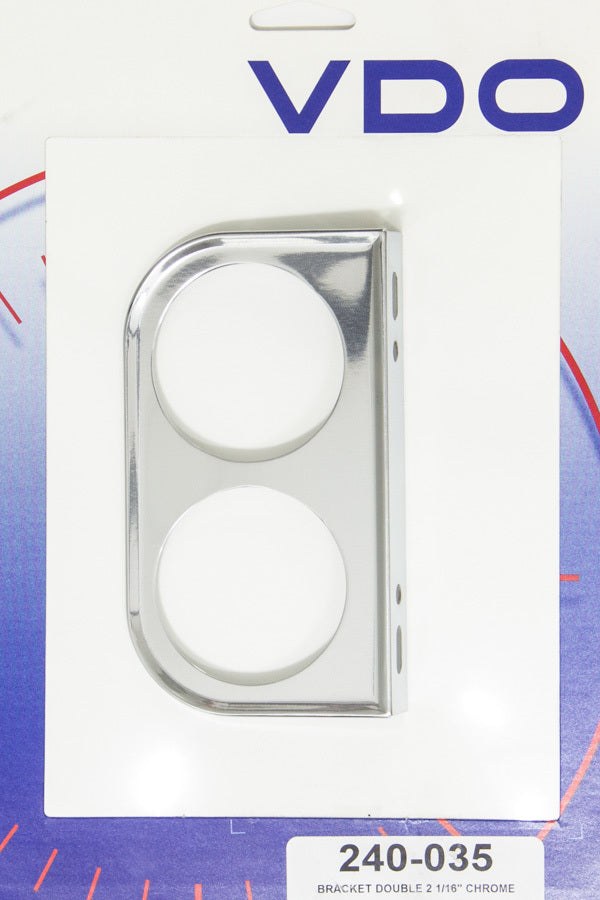 VDO 240-035 - Chrome Two Hole 2-1/16in Mount Bracket image