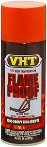 VHT SP114 - Flat Orange Hdr. Paint Flame Proof image