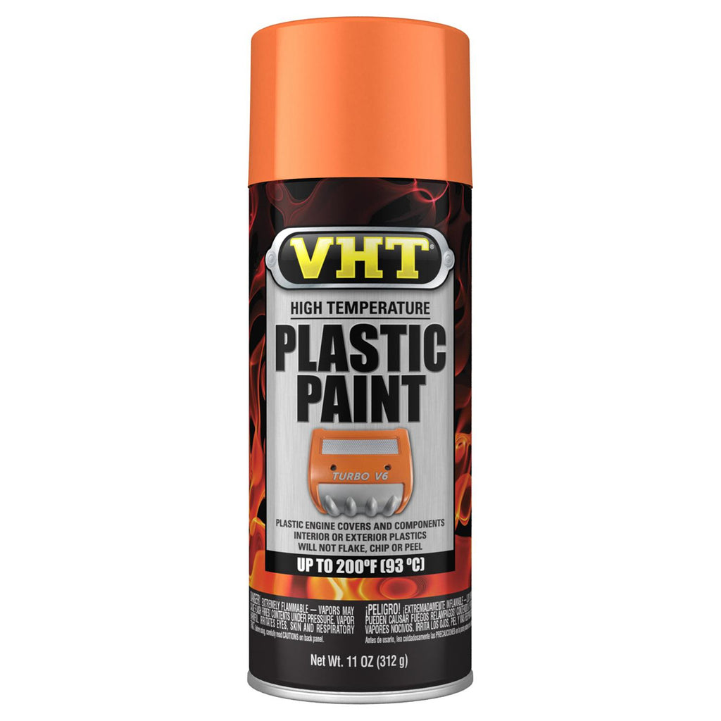 VHT SP823 - High Temperture Plastic Paint Gloss Orange 11oz. image