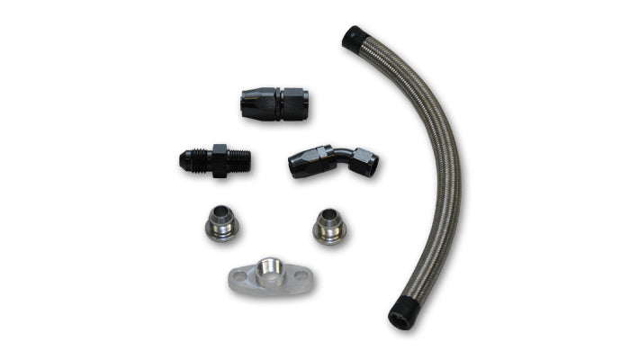 VIBRANT PERFORMANCE 10280 - Universal Oil Drain Kit for T3/T4 Turbos image