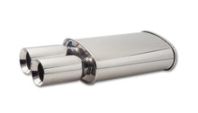 Load image into Gallery viewer, VIBRANT PERFORMANCE 1047 - Oval Muffler 3in Inlet w/ Dual 3.5in Round Tip image