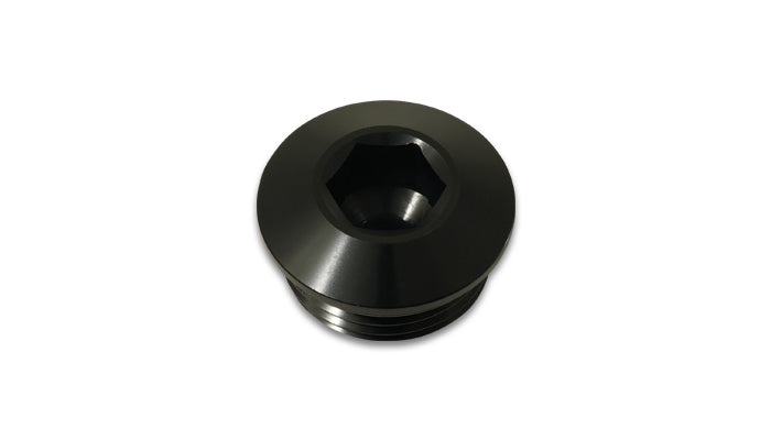 VIBRANT PERFORMANCE 10992 - Low Profile ORB Port Plug -6AN Black image