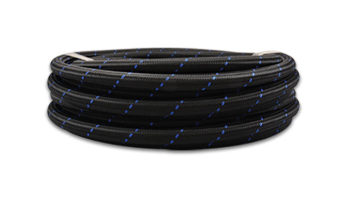 VIBRANT PERFORMANCE 11964B - 10ft Roll -4 Black Blue Nylon Braided Flex Hose image