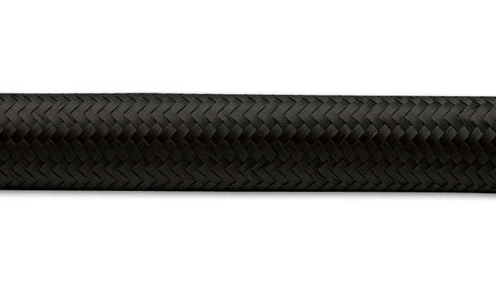 VIBRANT PERFORMANCE 11996 - 50ft Roll of Black Nylon Braided Flex Hose -6AN image