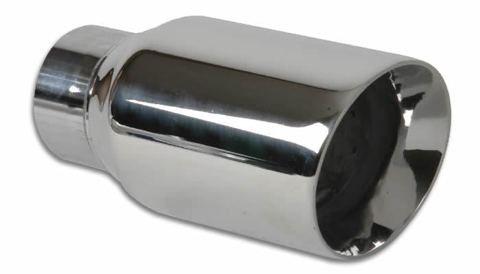 VIBRANT PERFORMANCE 1209 - 3in Round Stainless Stee l Tip Double Wall Angle image