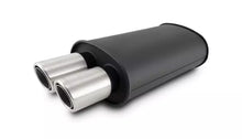 Load image into Gallery viewer, VIBRANT PERFORMANCE 12310 - Streetpower Flat Black Oval Muffler 2.5in Inlet image