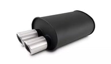 Load image into Gallery viewer, VIBRANT PERFORMANCE 12315 - Streetpower Flat Black Oval Muffler 2.5in Inlet image
