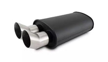 Load image into Gallery viewer, VIBRANT PERFORMANCE 12331 - Streetpower Flat Black Oval Muffler 3in Inlet image