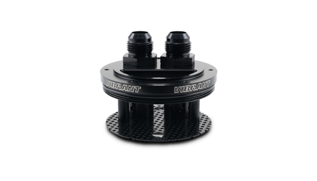 VIBRANT PERFORMANCE 12786 - Catch Can 2-Port Lid Assembly image