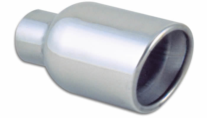 VIBRANT PERFORMANCE 1303 - 4in Round Stainless Stee l Tip Double Wall Angle image