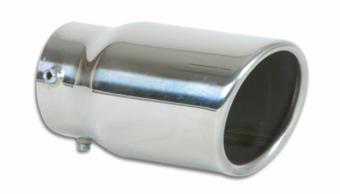 VIBRANT PERFORMANCE 1503 - 3in Round Stainless Stee l Bolt-On Tip Single Wa image