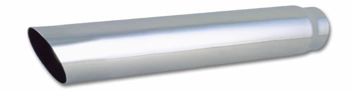 VIBRANT PERFORMANCE 1554 - 3.5in Round Stainless St eel Tip Single Wall Ang image