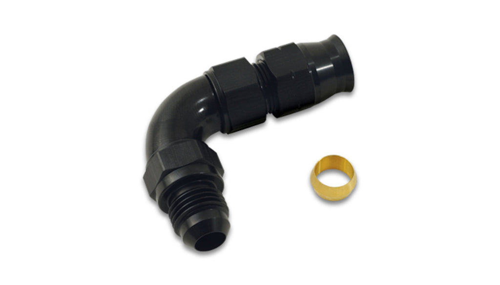 VIBRANT PERFORMANCE 16586 - Fitting  Tube Adapter  9 0 degree  -6AN Male to 3 image