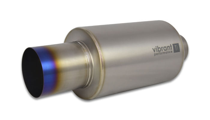 VIBRANT PERFORMANCE 17562 - Muffler 3in In Straight Burnt Tip image