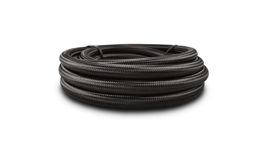 VIBRANT PERFORMANCE 18963 - 10ft Roll of Black Nylon Braided Flex Hose PTFE image