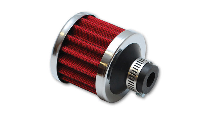 VIBRANT PERFORMANCE 2168 - Crankcase Breather Filte r W/ Chrome Cap - 1In (2 image