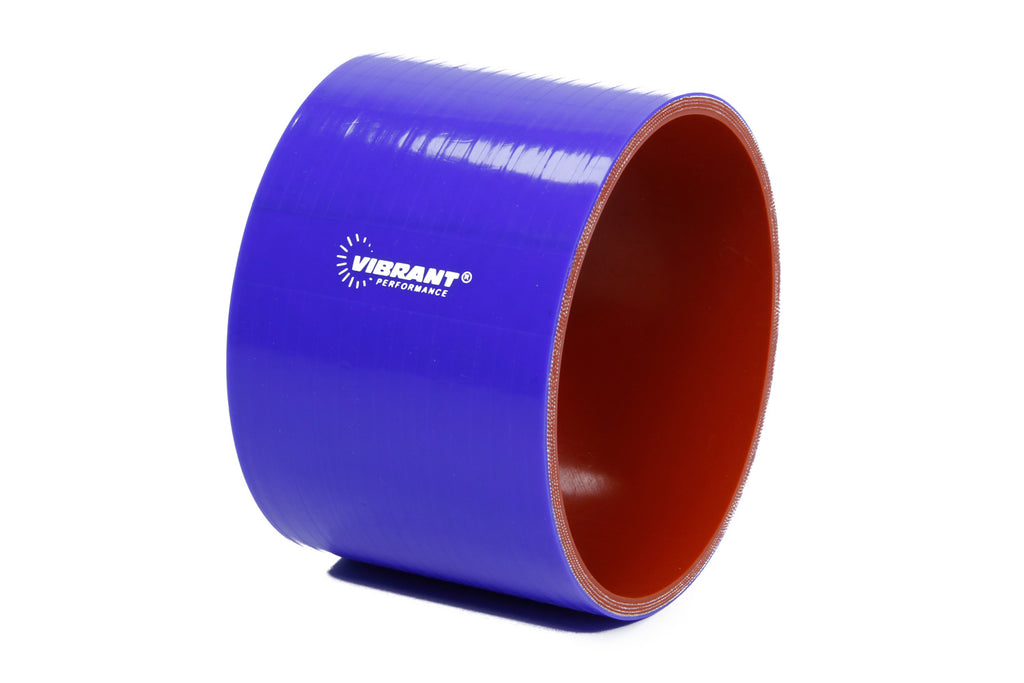 VIBRANT PERFORMANCE 2718B - 4 Ply Silicone Sleeve 4i n I.D. x 3in long - Blue image