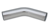 Tubing 45 Degree Elbow Aluminum Polished  5in