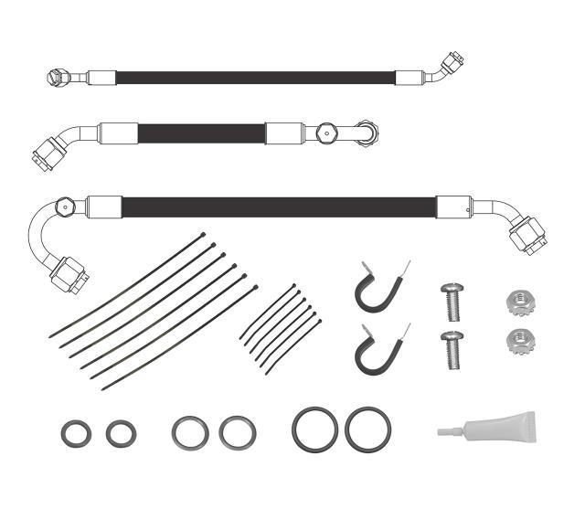 VINTAGE AIR 521292 - Standard Hose Kit 1969 Camaro image