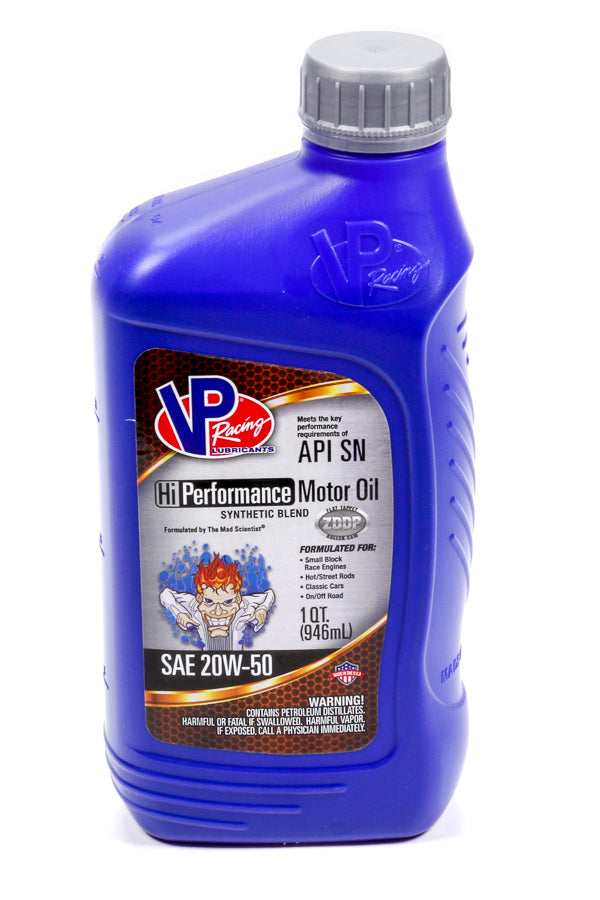 VP RACING 2975 - VP 20w50 HI-Performance Racing 1 Qt - 32oz image