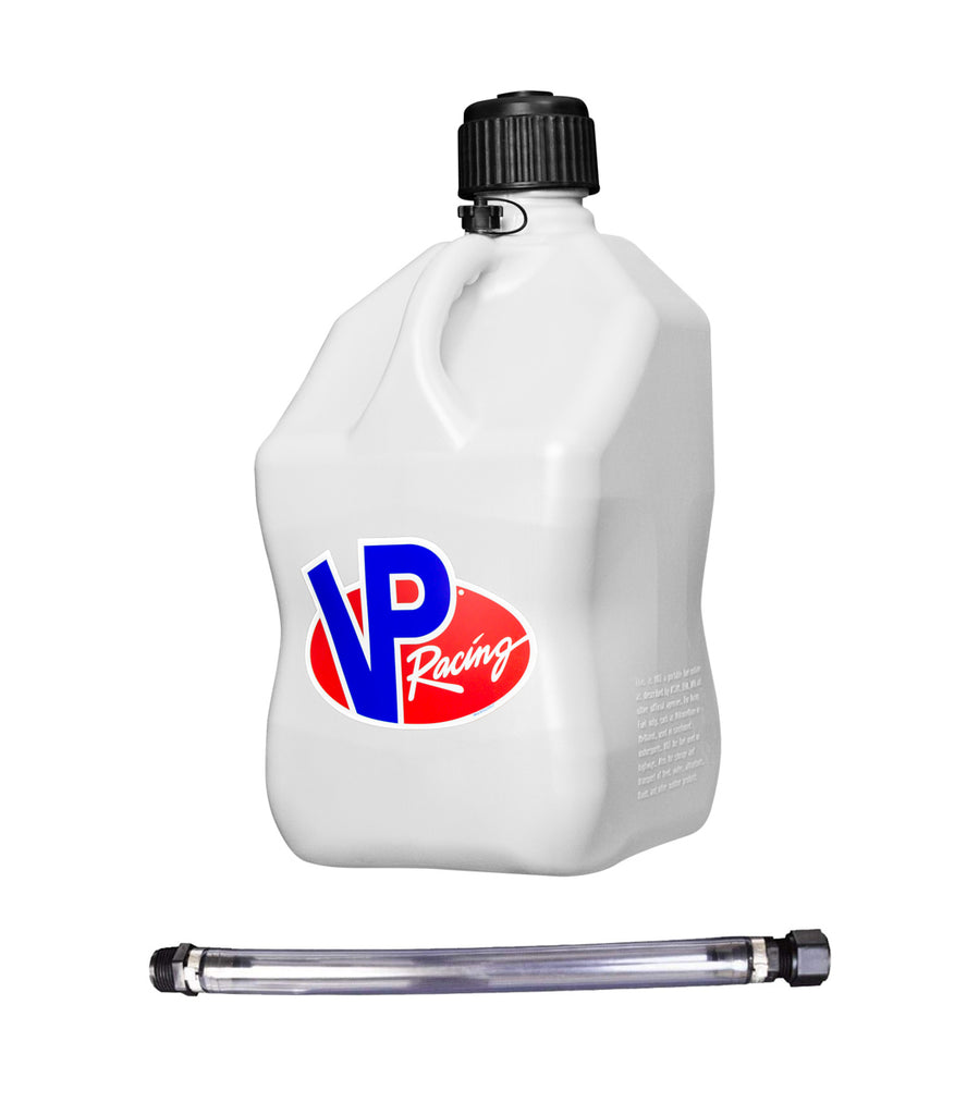 VP RACING 3520-CA - Motorsports Jug 5.5 Gal White Square w/Hose image