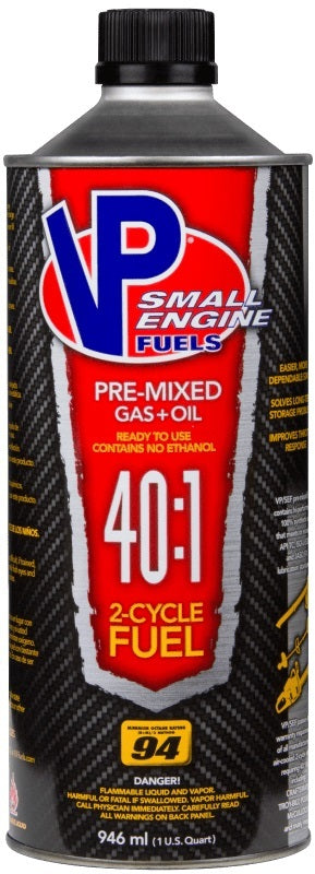 VP RACING 6295 - 40:1 Pre-Mix Fuel 1qt Can image